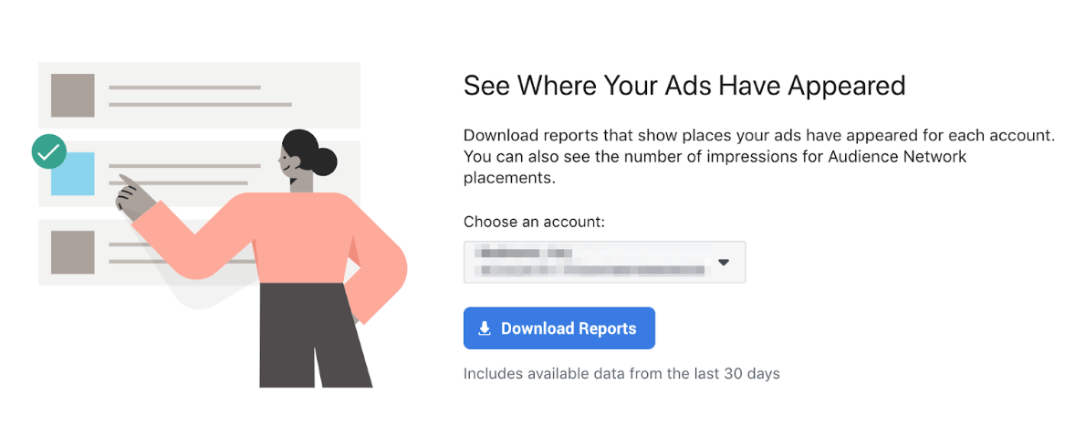 The Publisher Delivery report shows you a summary of each ad type, where it appeared and how many impressions that placement received in the last 30 days