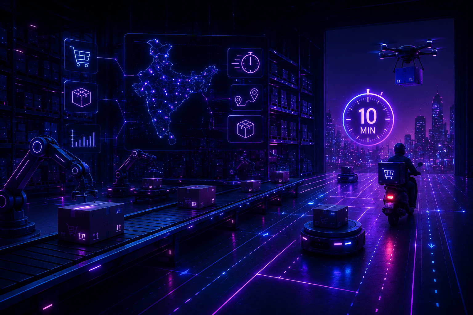 WMS for Q-Commerce & E-Commerce India: Why 10-Minute Delivery Demands a Different Warehouse System