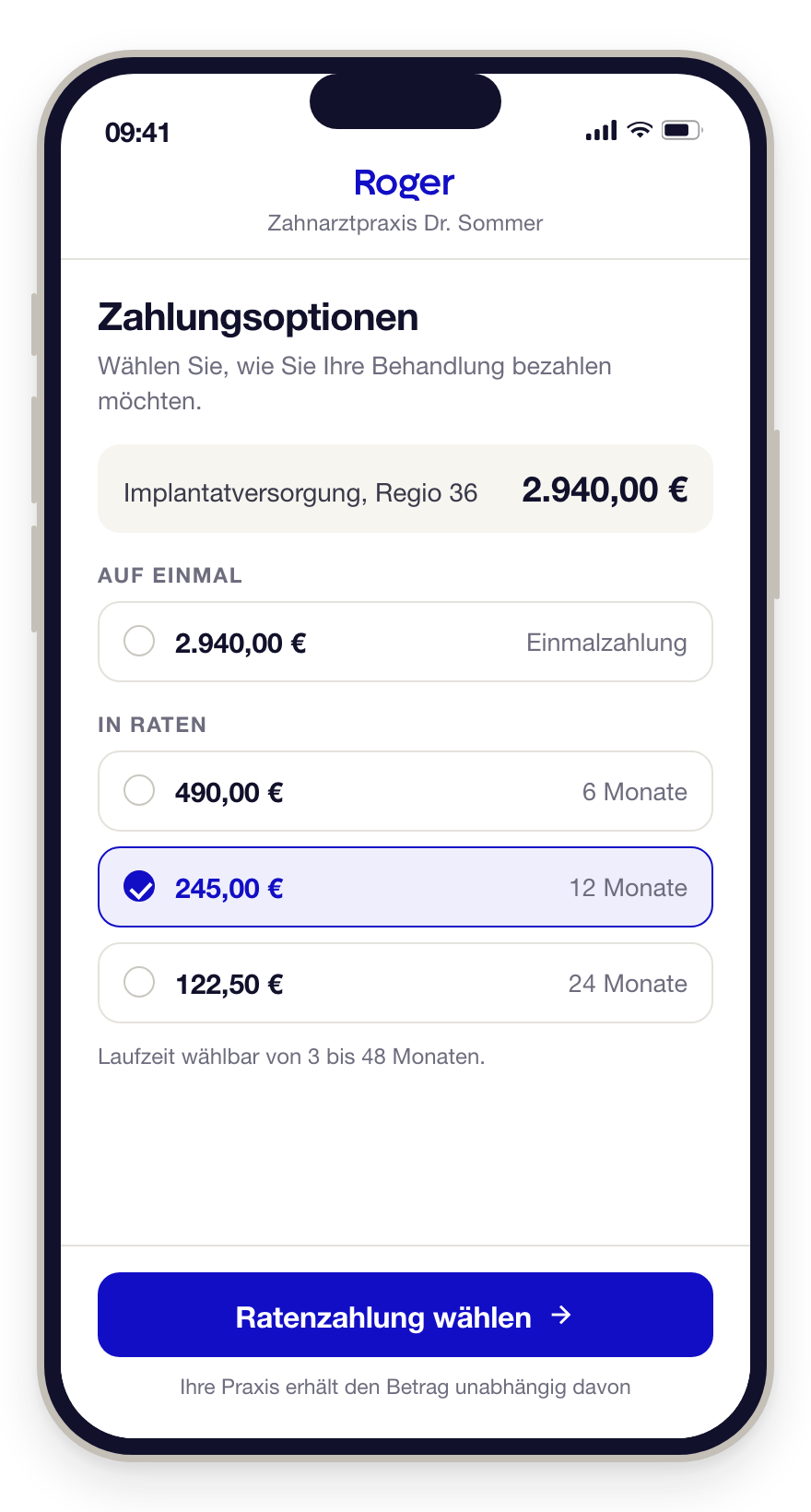 Zahlungsoptionen auf dem Handy: Einmalzahlung oder Ratenzahlung