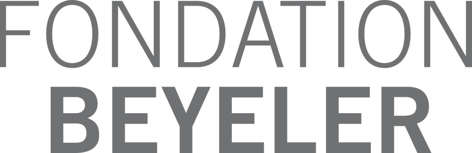 Schriftzug 'FONDATION BEYELER' in Grossbuchstaben.
