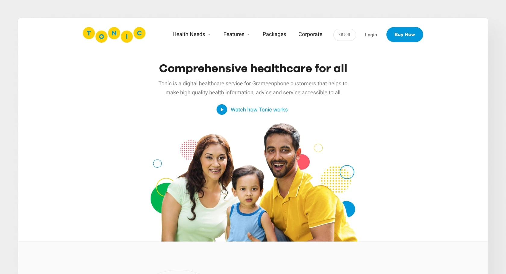 UI/UX Design for Tonic’s Website