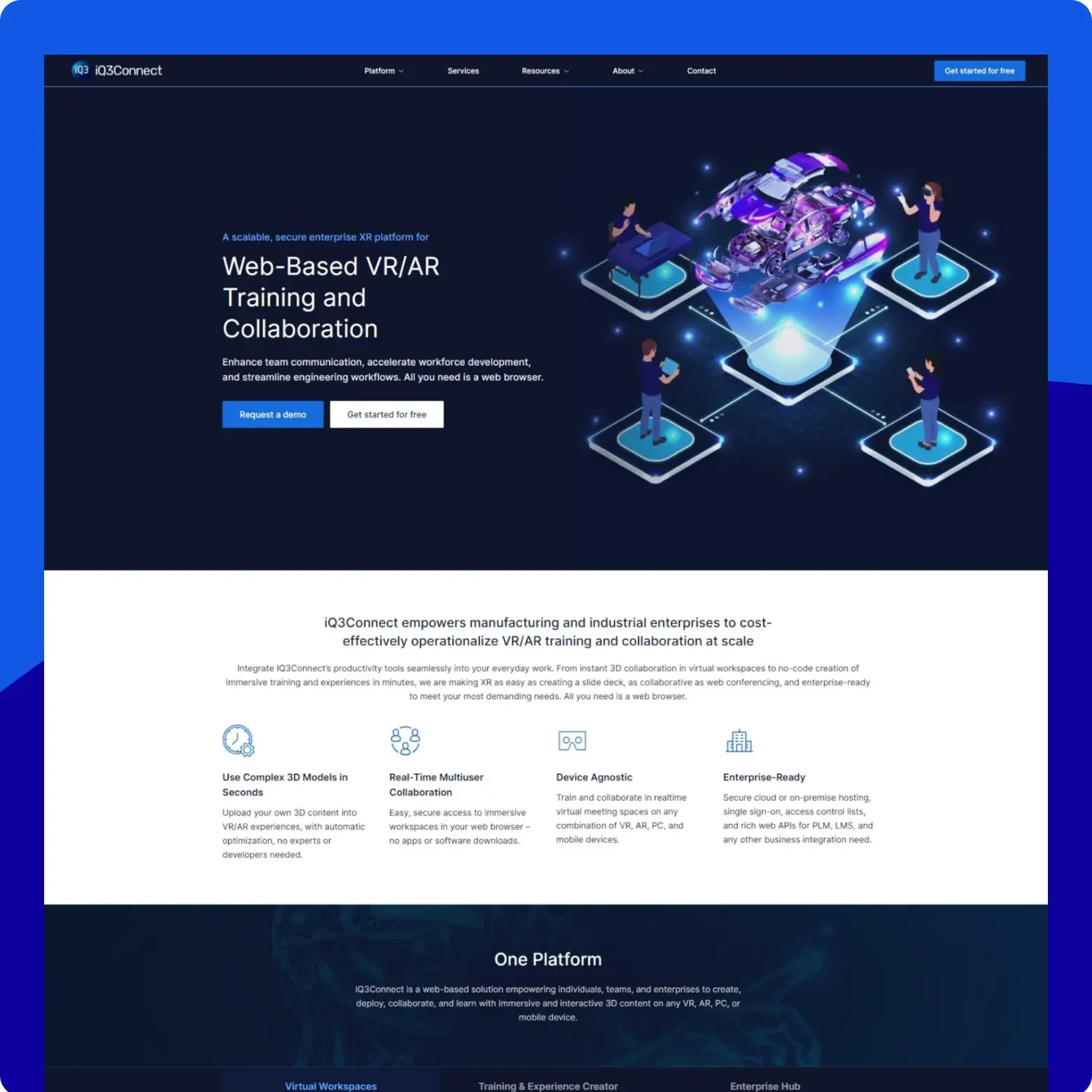 iQ3Connect's user-centric website transformation