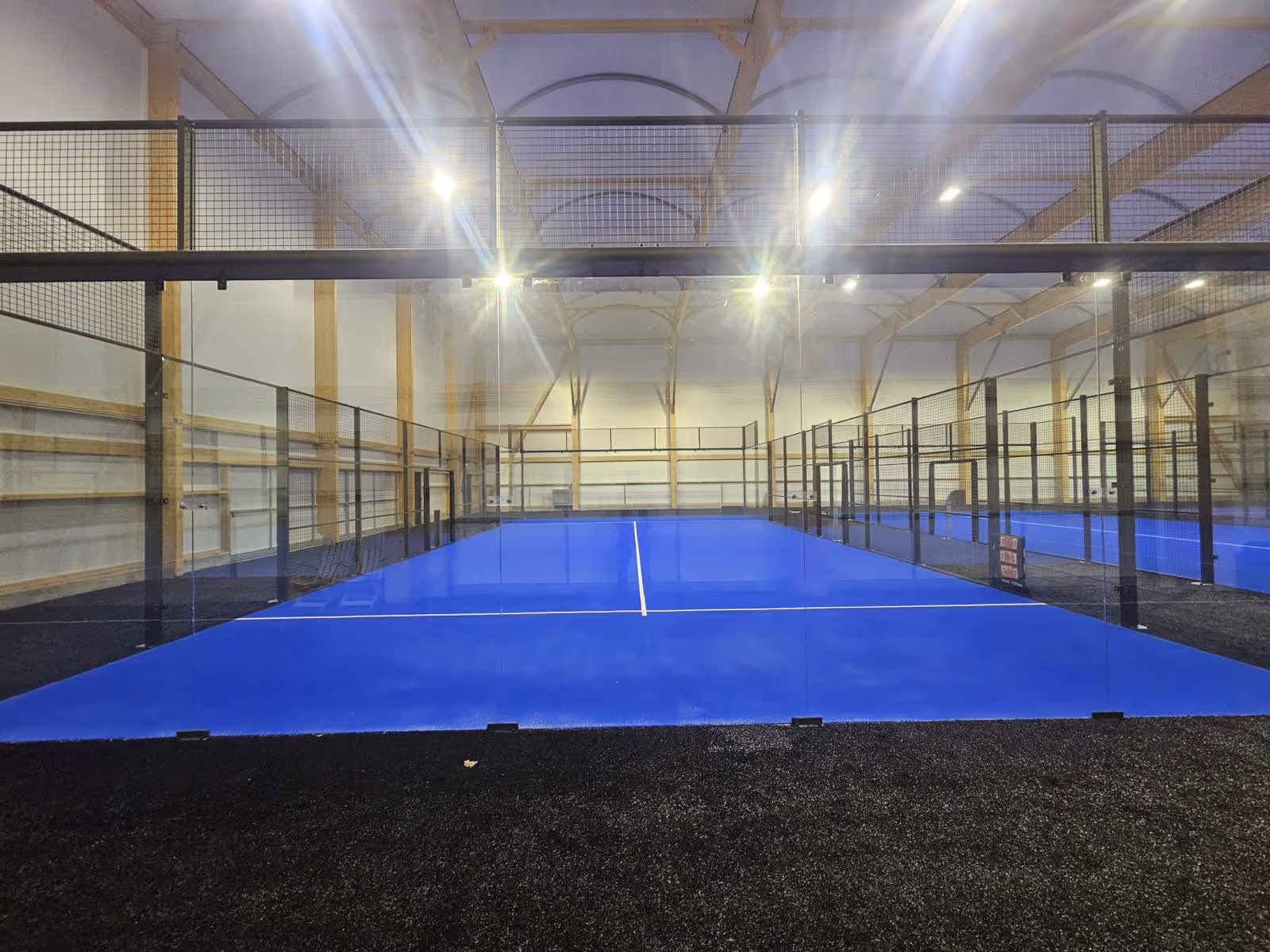 padel full panoramique acier