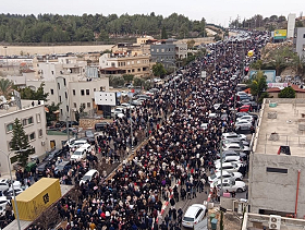 مظاهرة قطرية كبرى: أكثر من 100 ألف متظاهر في سخنين ضد الجريمة وتواطؤ الشرطة