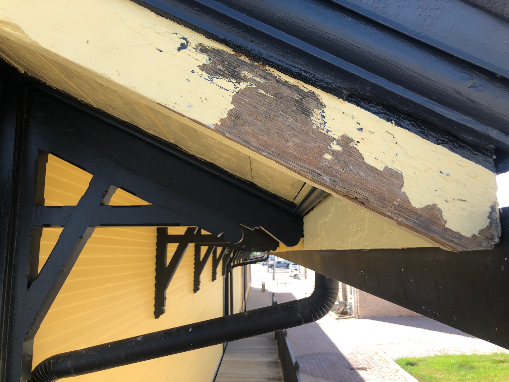 Facia- Before Restoration