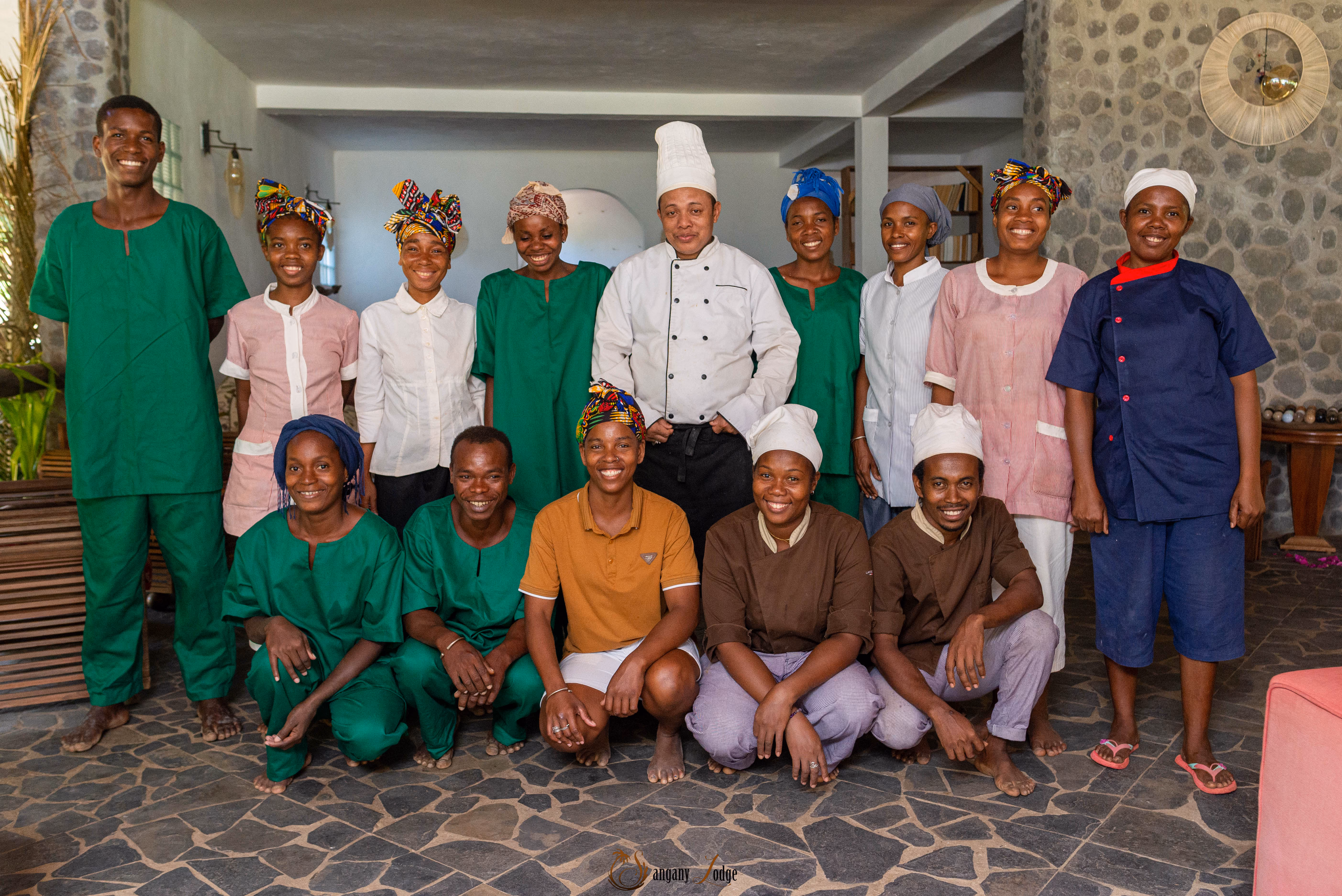Découvrez la merveilleuse equipe du Sangany lodge 