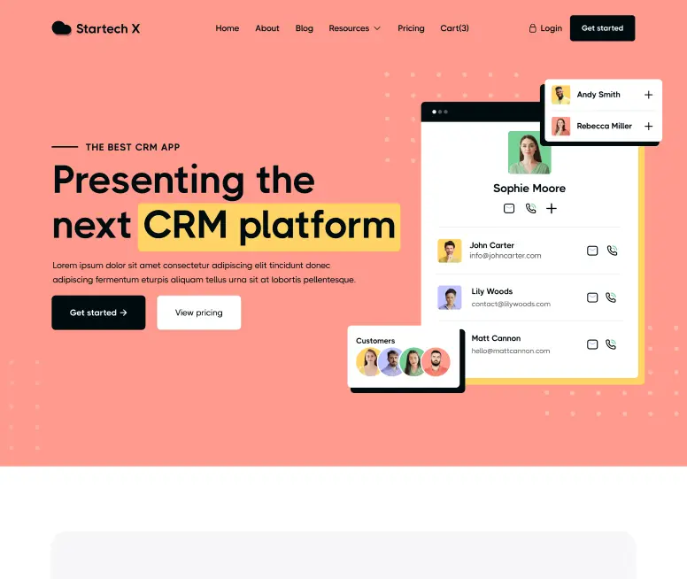 crm red page