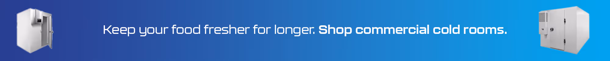 Commercial cold rooms banner | Omni refrigeration