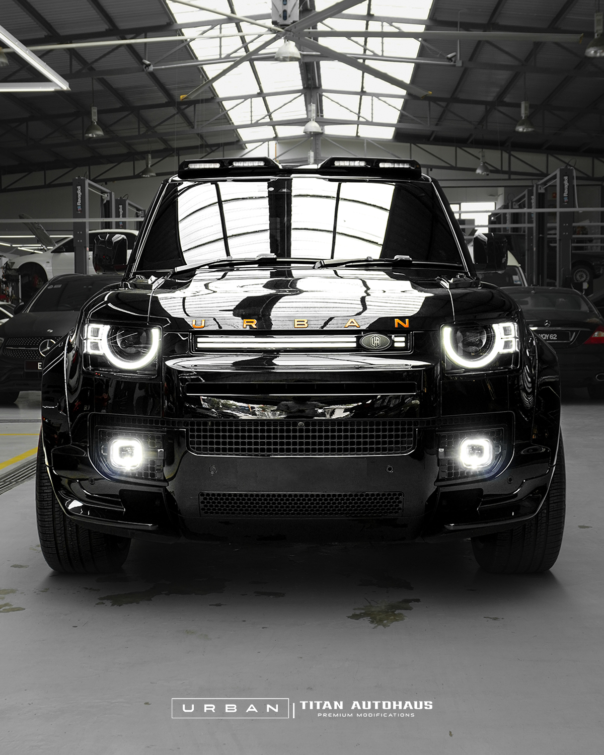 land rover defender 90 urban automotive bodykit