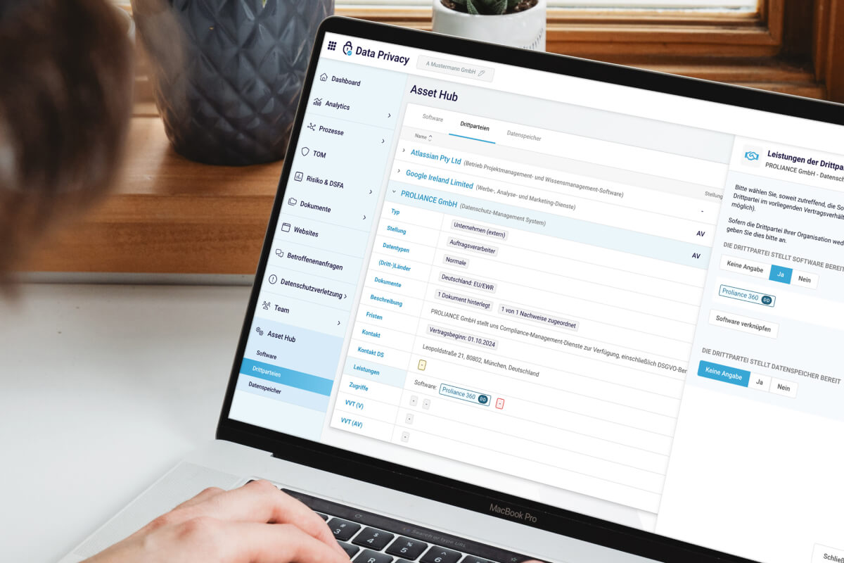 Großes Update: Asset Hub erscheint für Datenschutzsoftware Proliance 360