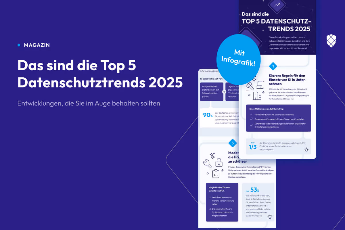 Datenschutztrends 2025: Diese Entwicklungen sollten Sie im Blick haben