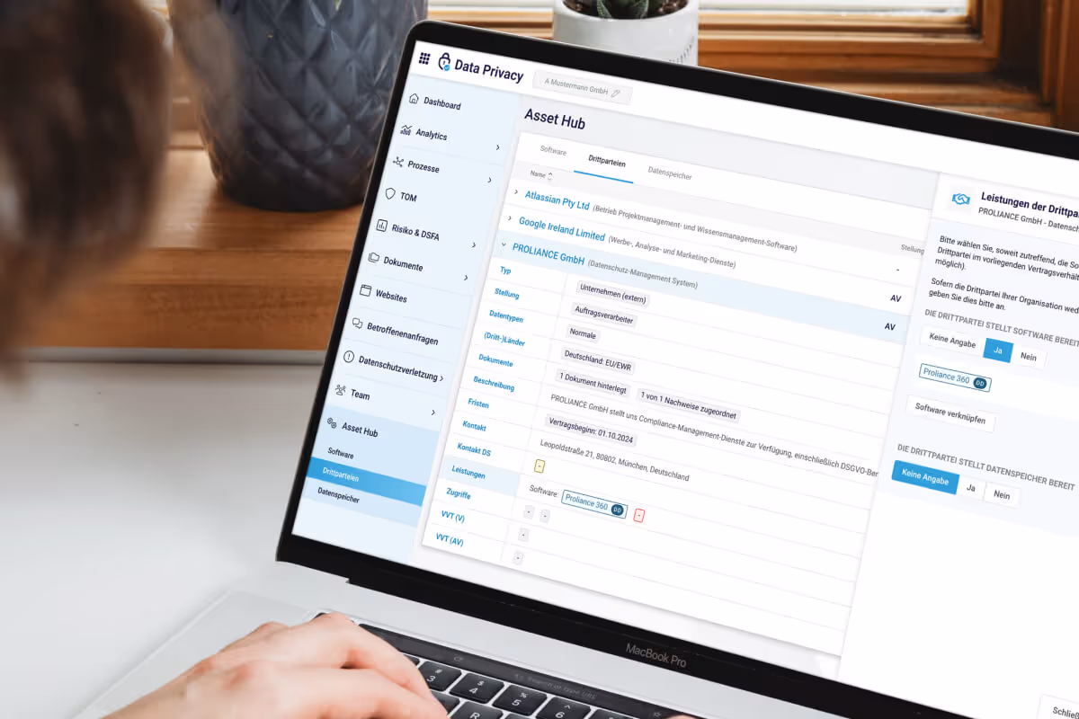 Großes Update: Asset Hub erscheint für Datenschutzsoftware Proliance 360