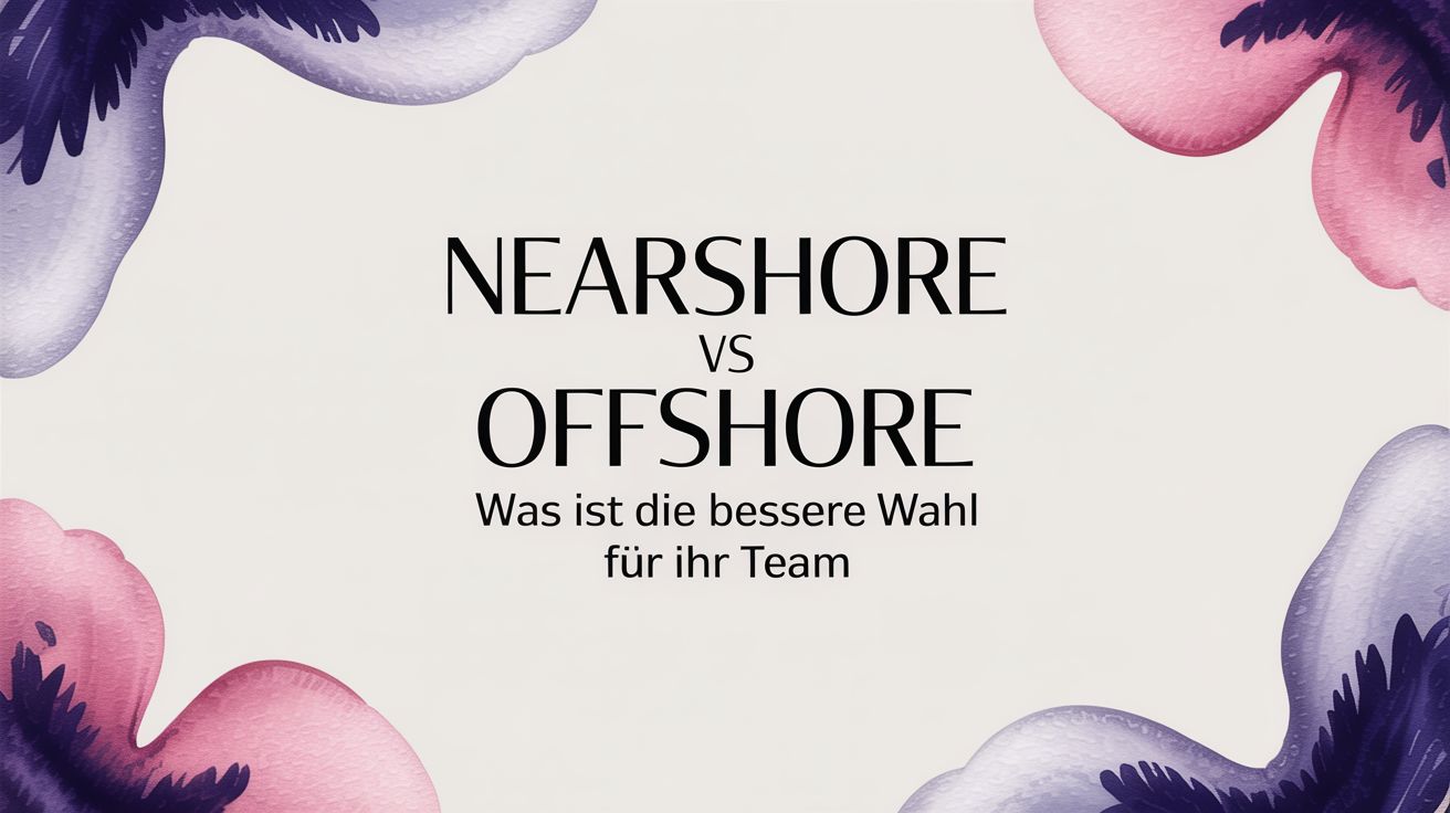 Nearshore vs. Offshore: Was ist die bessere Wahl für Ihr Team?