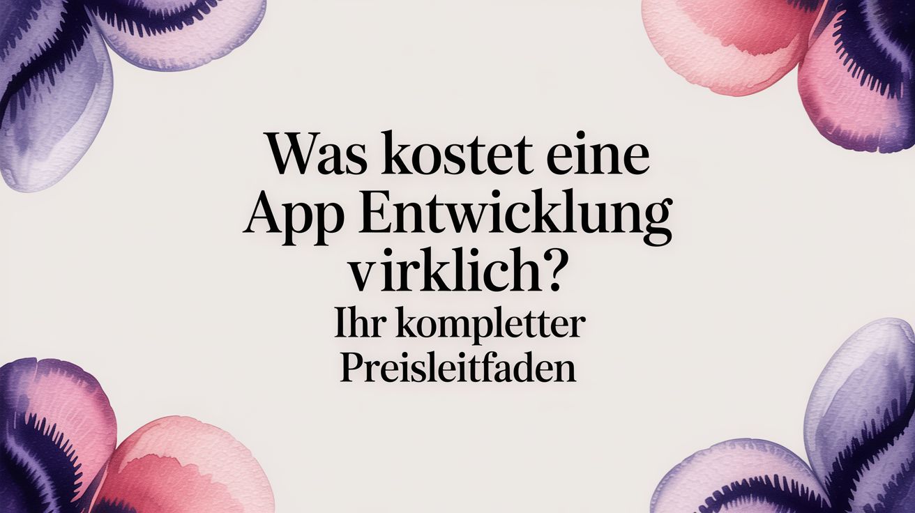 Was kostet eine App Entwicklung wirklich? Ein praxisnaher Leitfaden für Ihr Budget