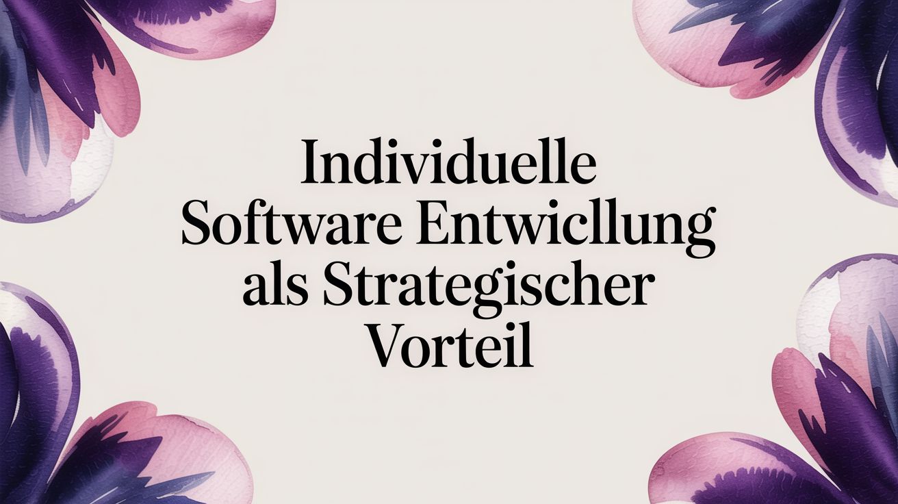 Individuelle Software Entwicklung als strategischer Vorteil