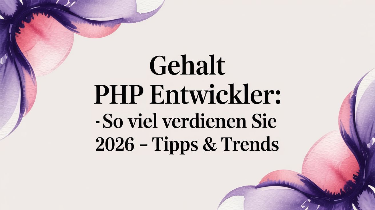 Gehalt PHP Entwickler: Was Du 2024 wirklich verdienen kannst