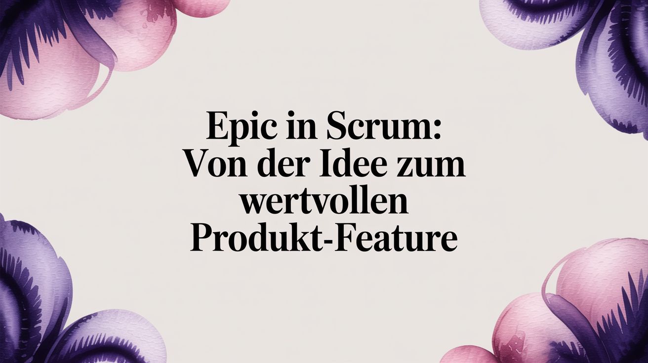 Epic in Scrum: Von der Idee zum wertvollen Produkt-Feature