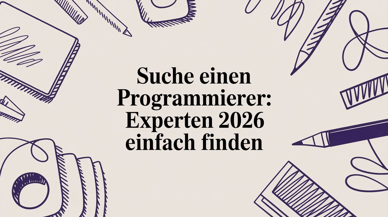 Suche einen Programmierer: So finden Sie 2026 die richtigen Experten