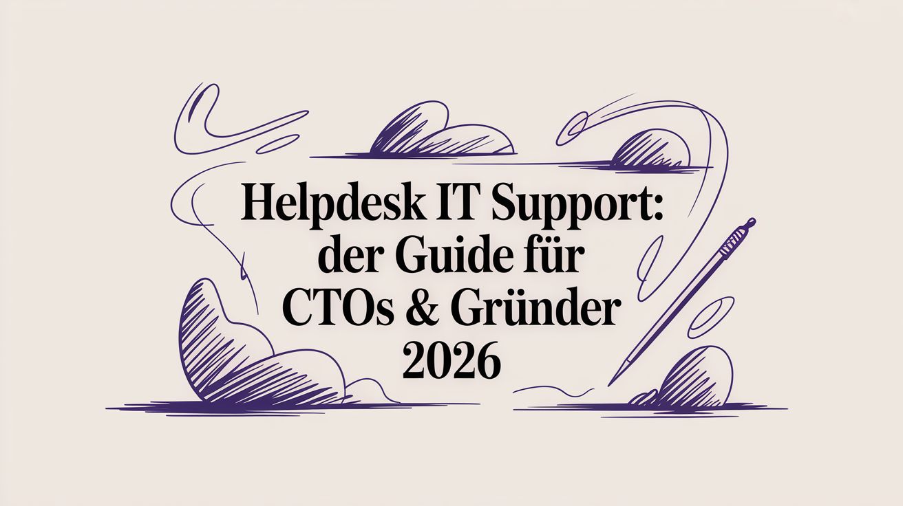 Helpdesk IT Support: Der Guide für CTOs & Gründer 2026