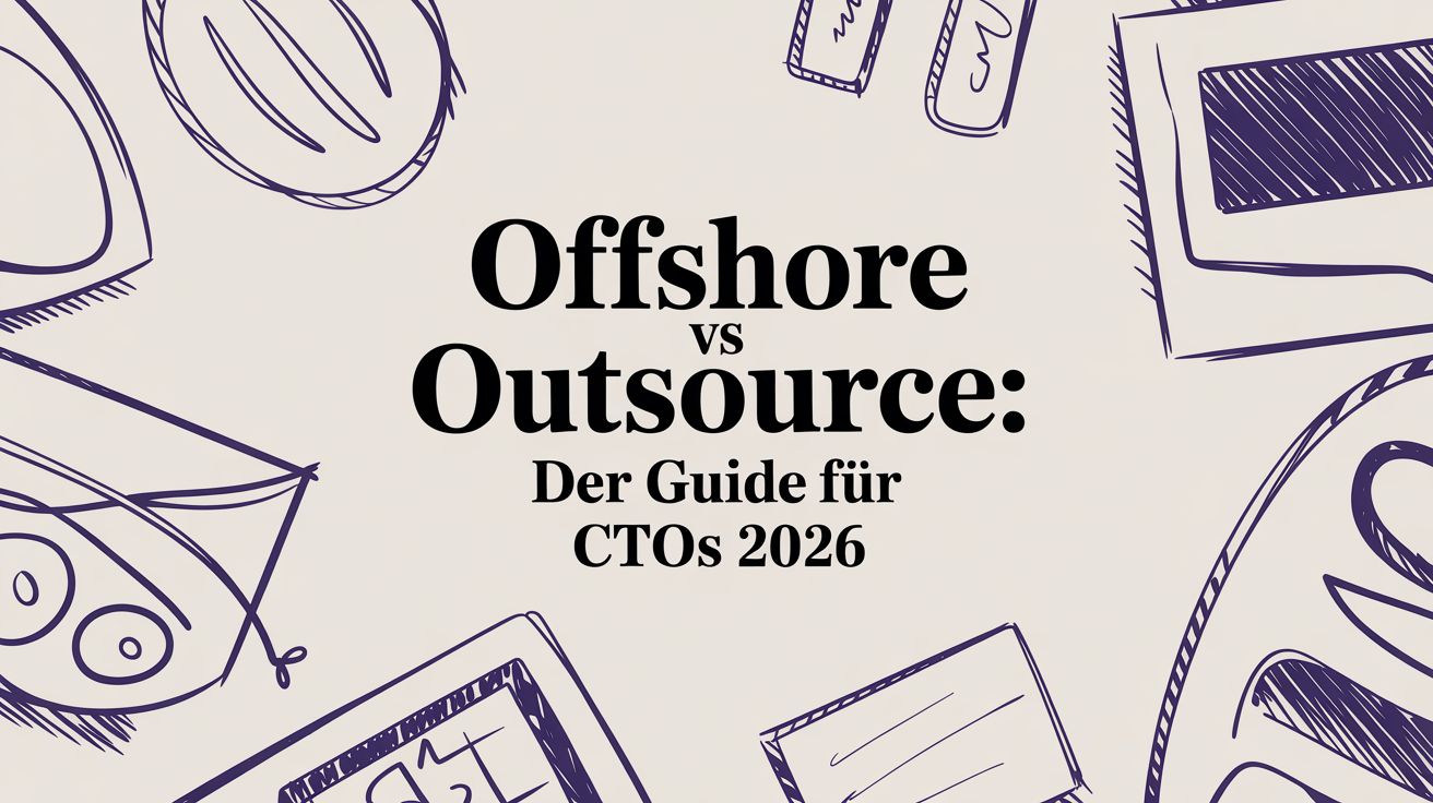 Offshore vs Outsource: Der Guide für CTOs 2026