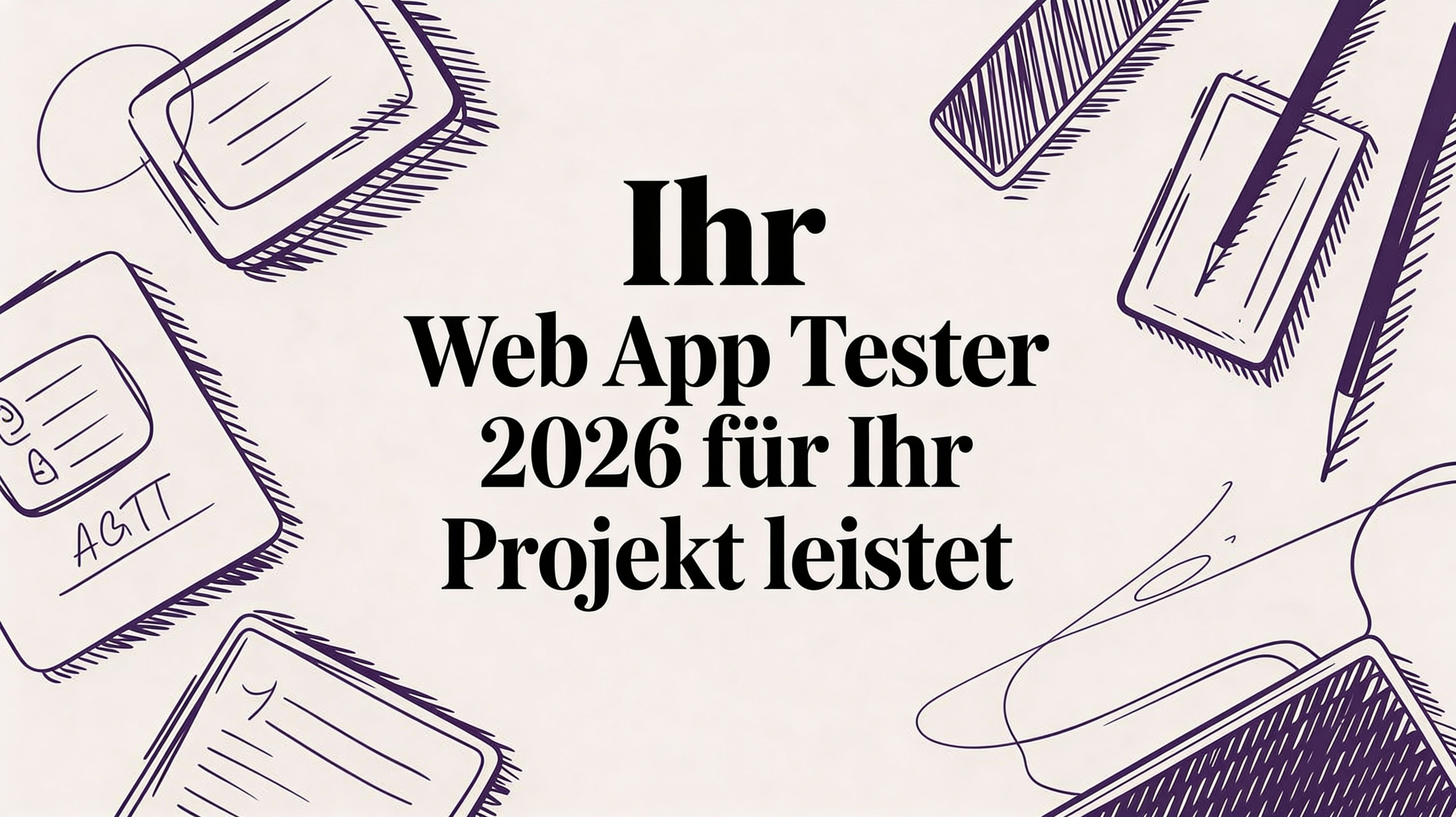 Was ein web app tester 2026 für Ihr Projekt leistet