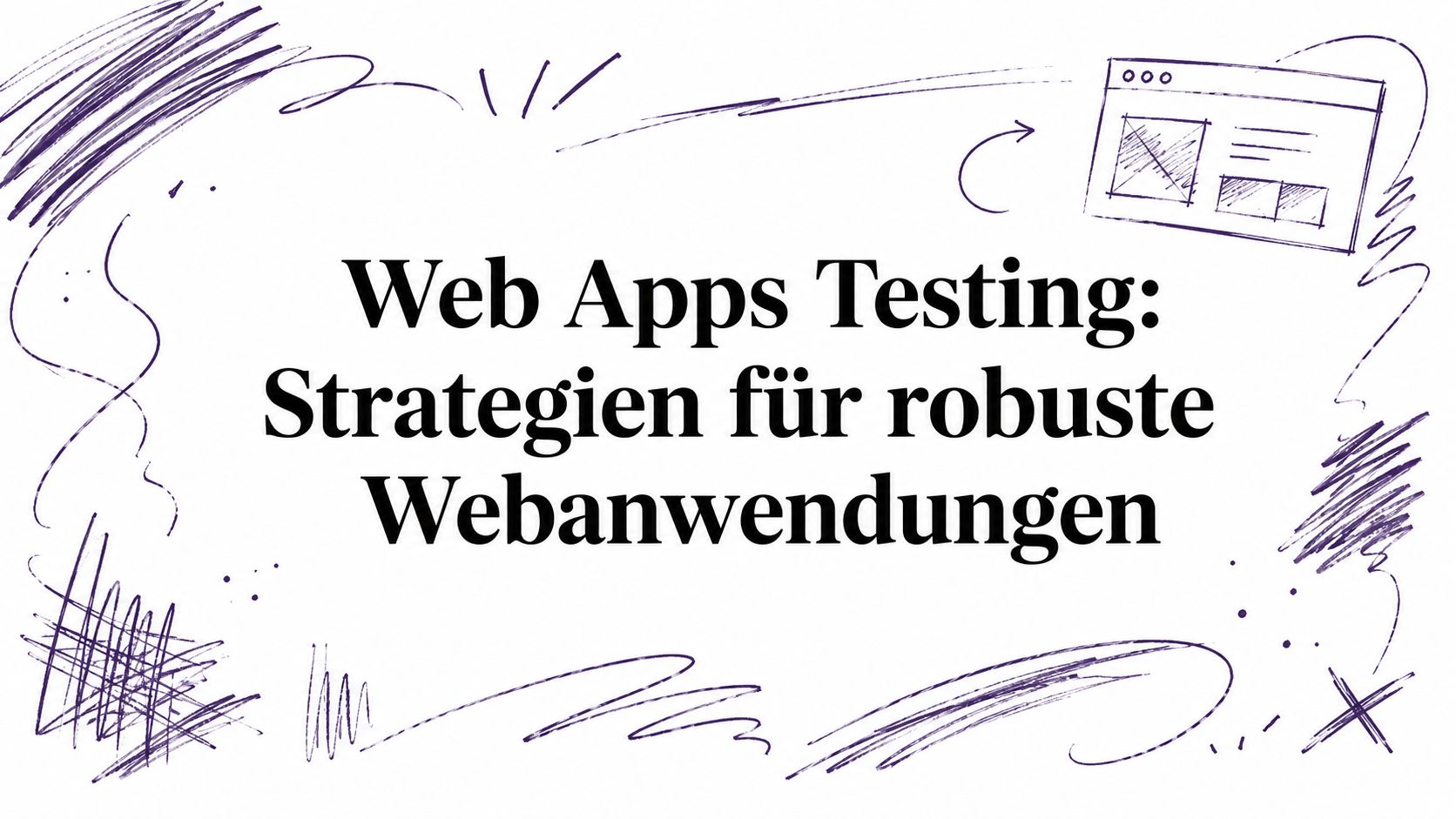 Web Apps Testing: Strategien für robuste Webanwendungen