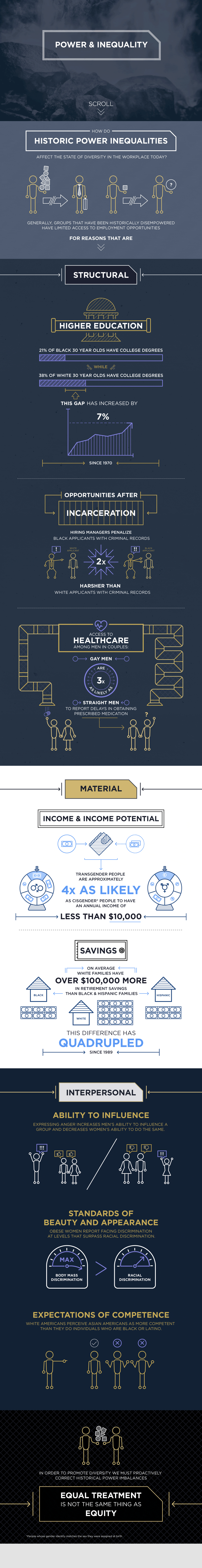 Power and Inequality full infographic