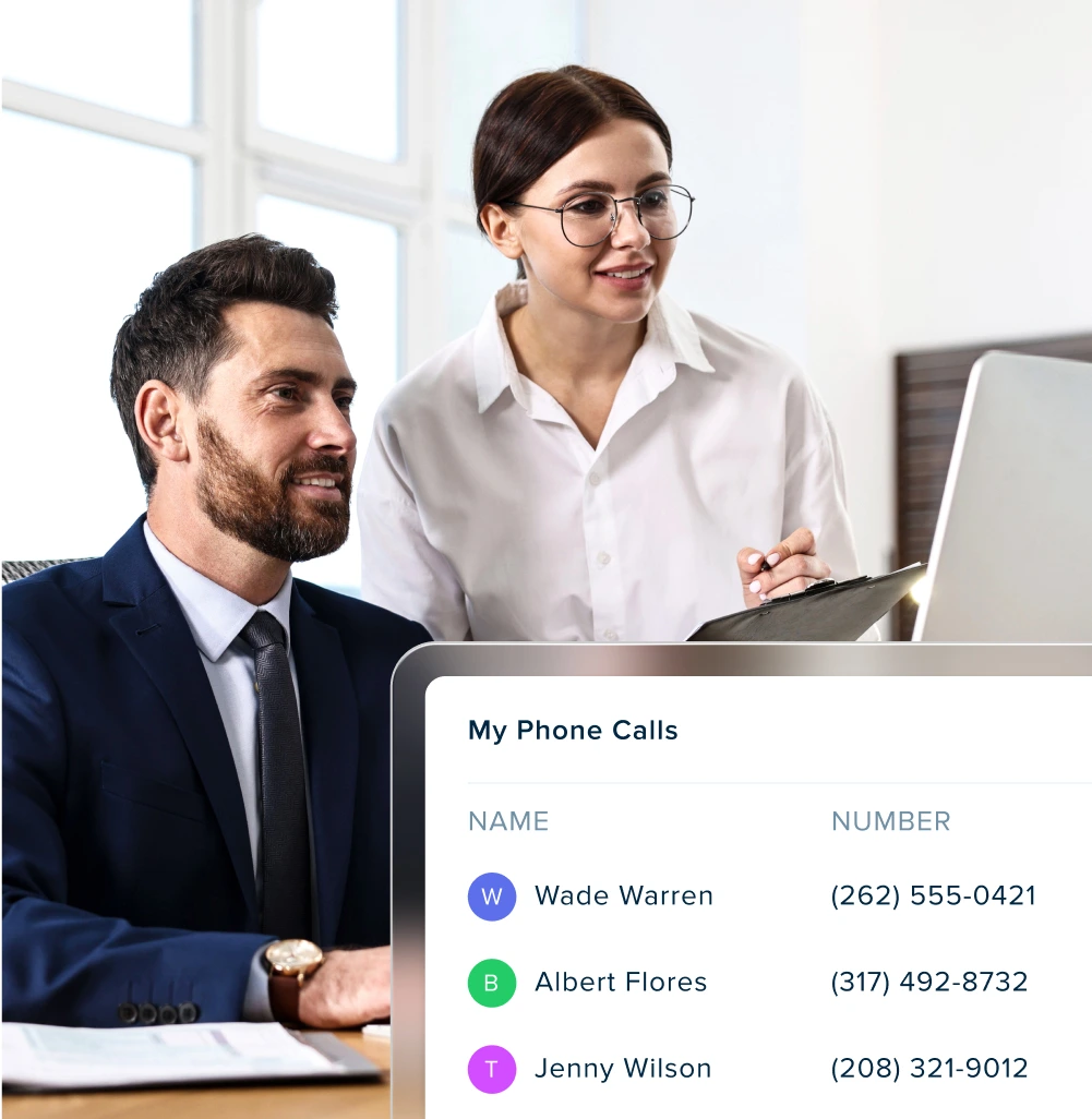 real estate agents counting number of leads