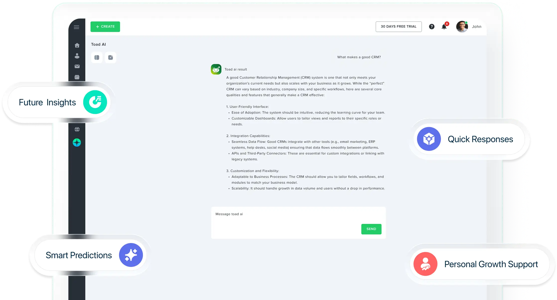 Leapify AI dashboard