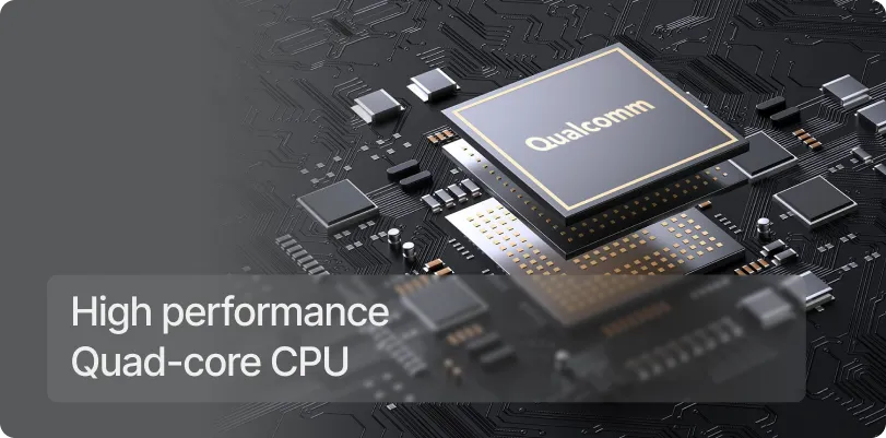 High-performance quad-core processor inside Payflo POS hardware