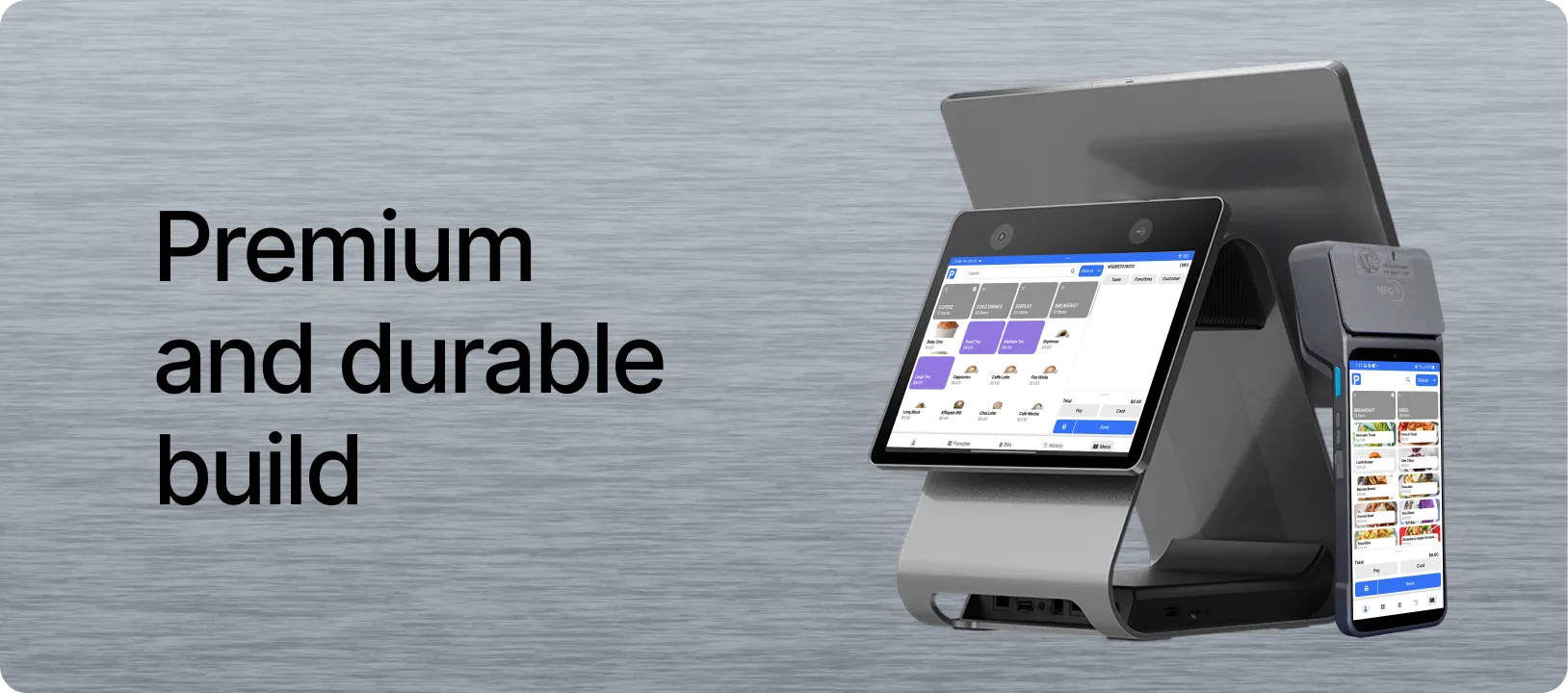 Payflo dual-screen POS terminal and handheld EFTPOS device