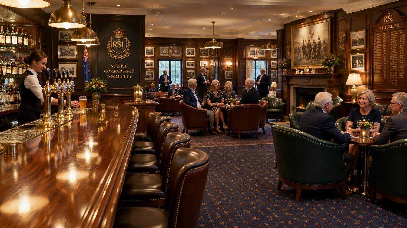 RSL club lounge venue interior