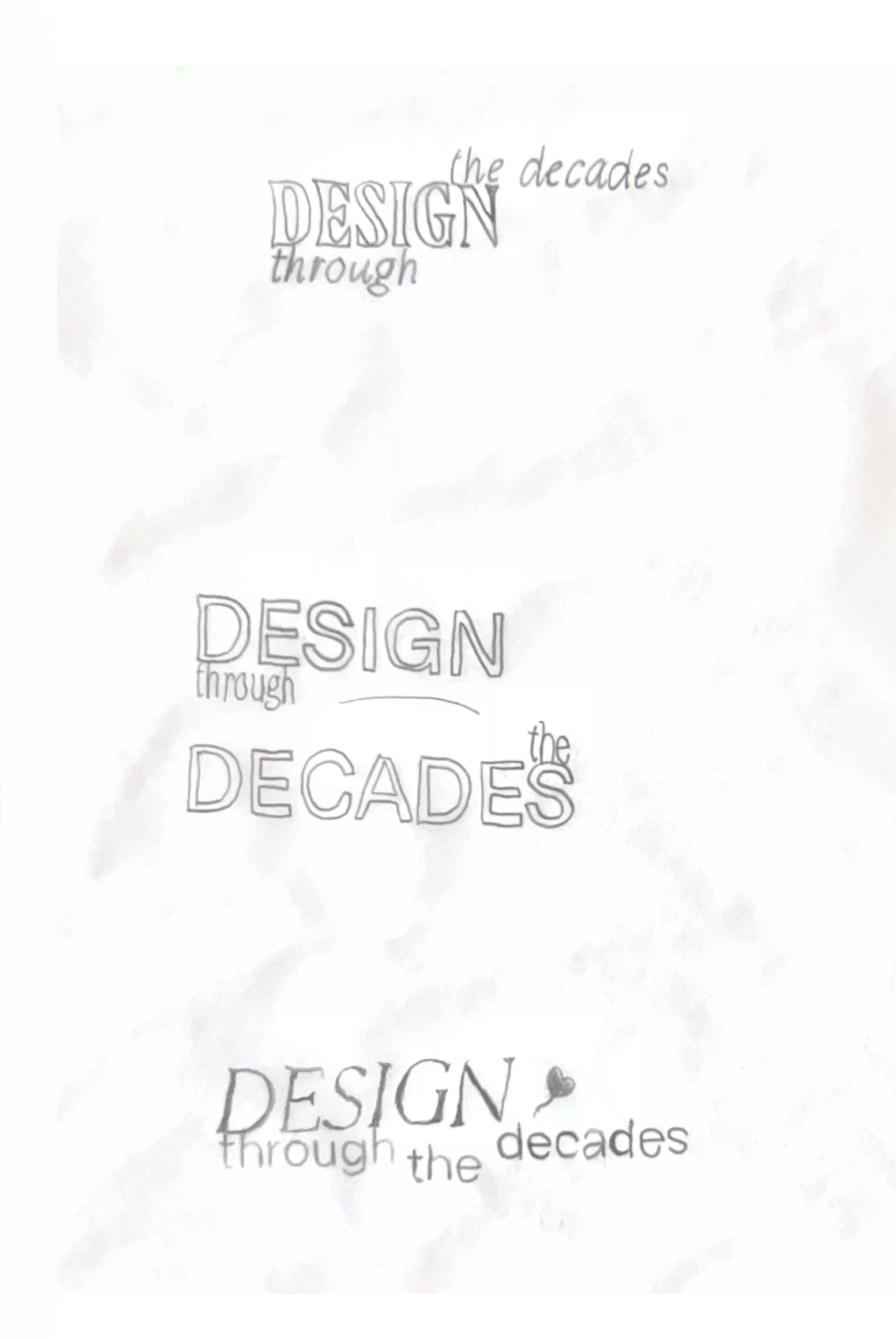 Logo Sketches for project 