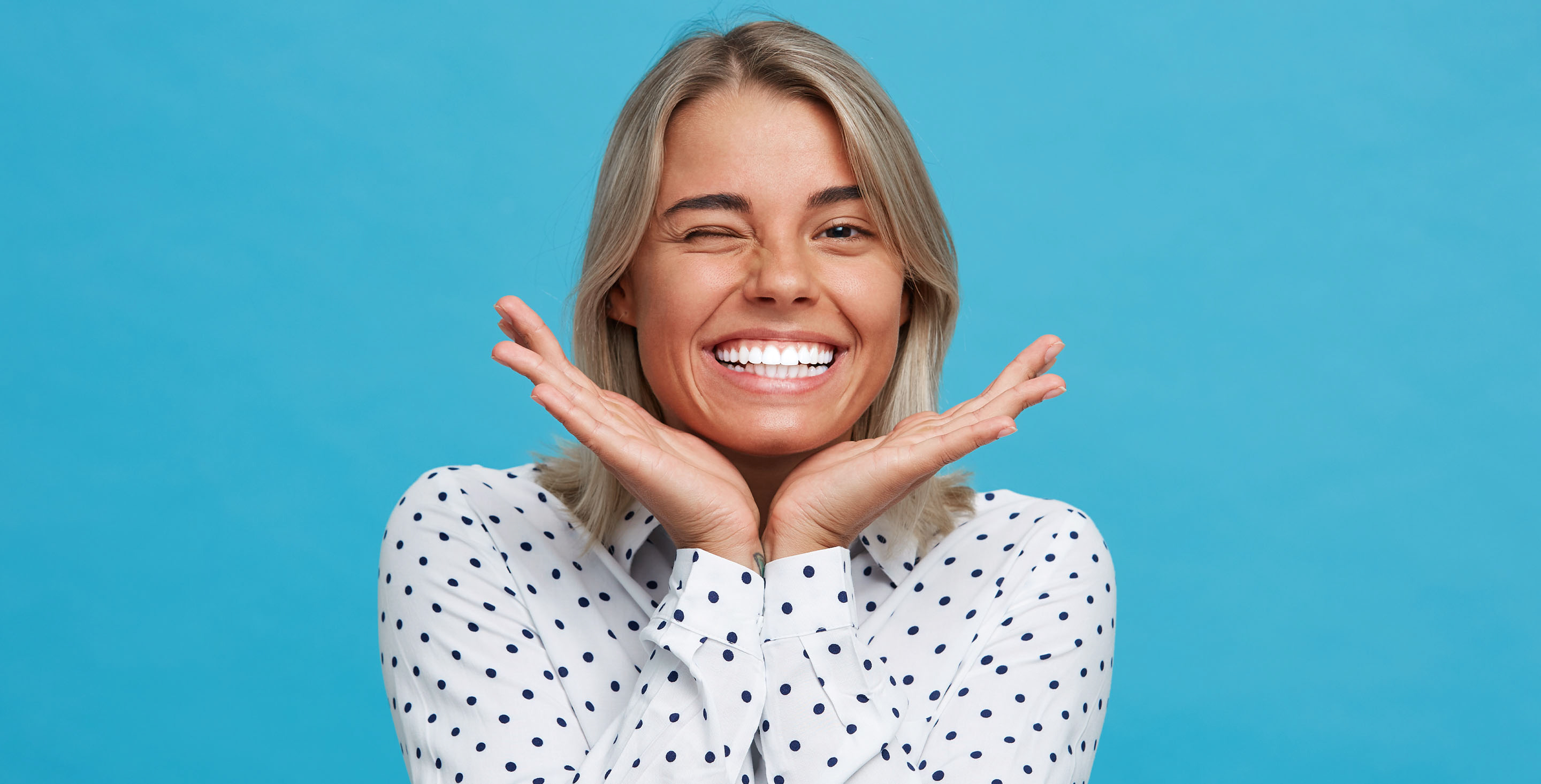 Smiling patient receiving professional teeth whitening in Kanata