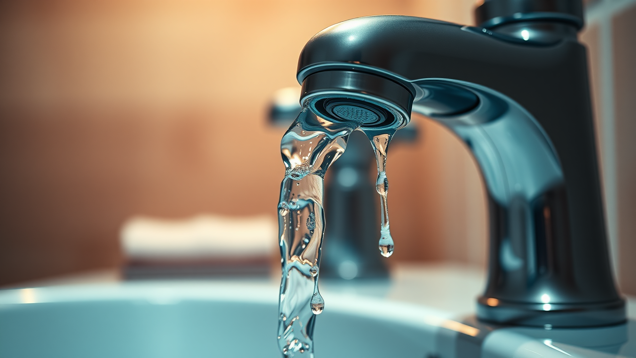 picture of a sink with dripping water
