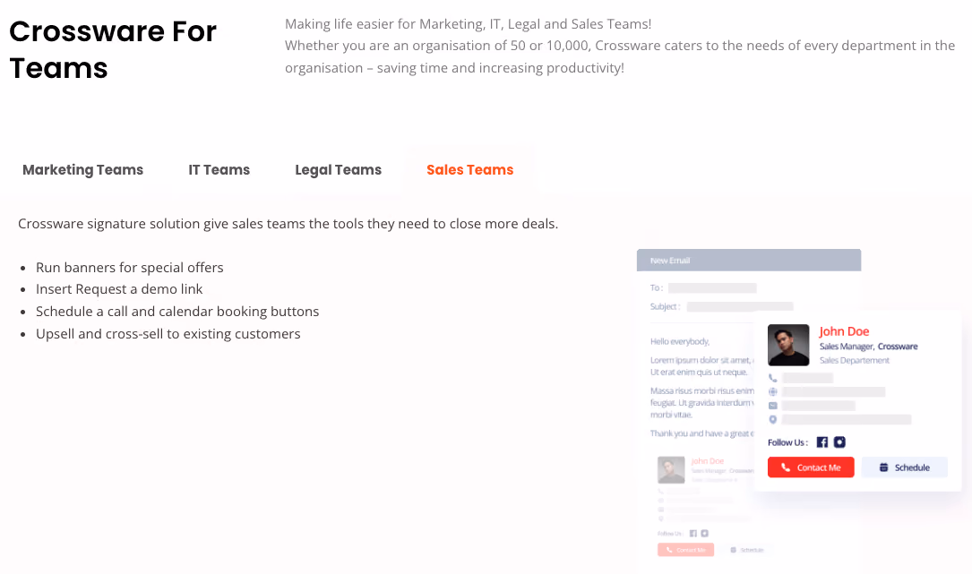 Dynamic Email Signatures