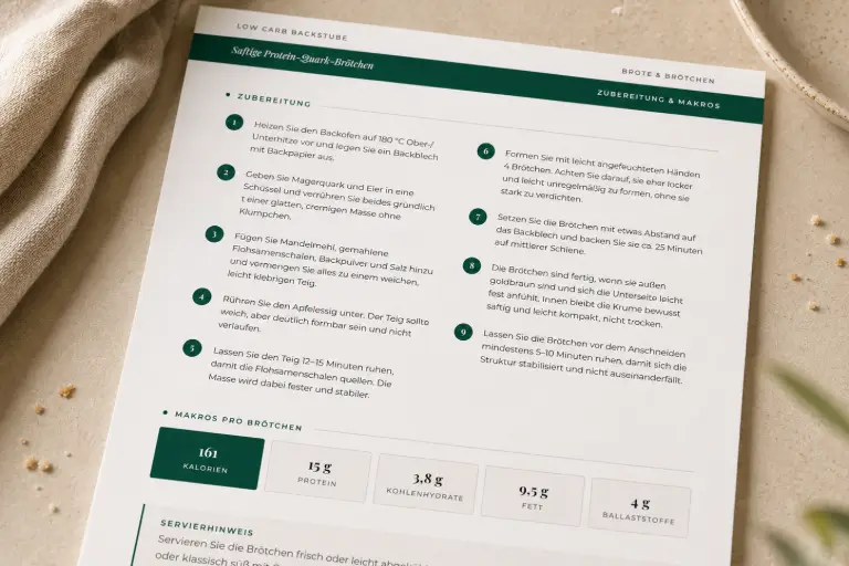 Vegane Leinsamen Wraps gerollt auf einem Teller
