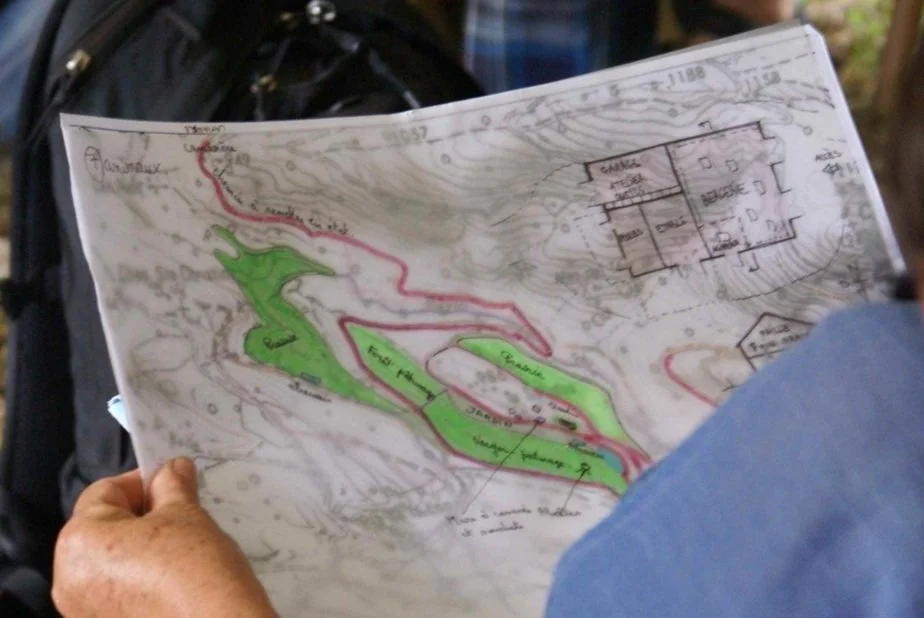 Le plan d'une ferme.