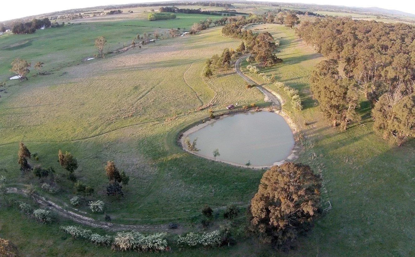 Photo du keyline design sur un territoire.