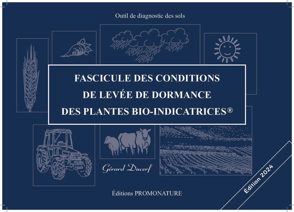 Couverture du fascicule des conditions de levée de dormance des plantes bio-indicatrices de Gérard Ducerf.