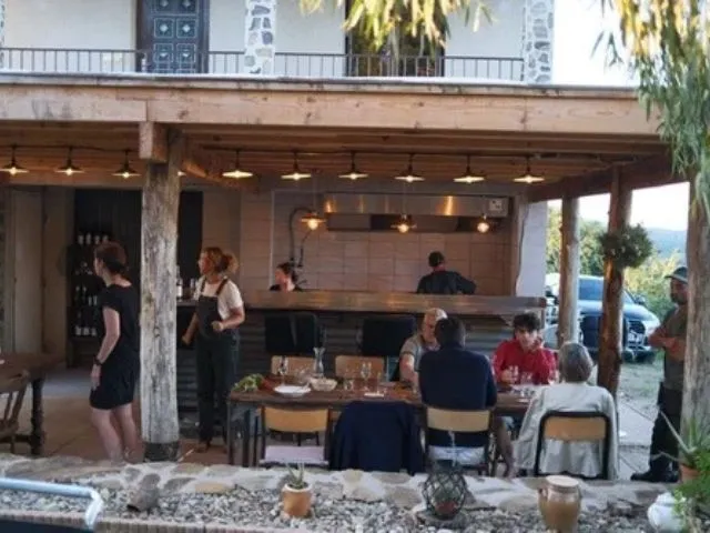Photo du restaurant au domaine le temps retrouvé à Céret.