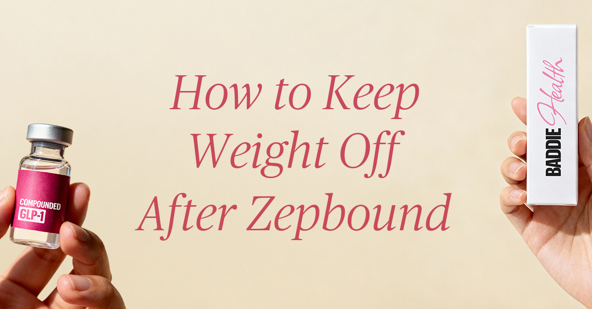 how to keep weight off after zepbound
