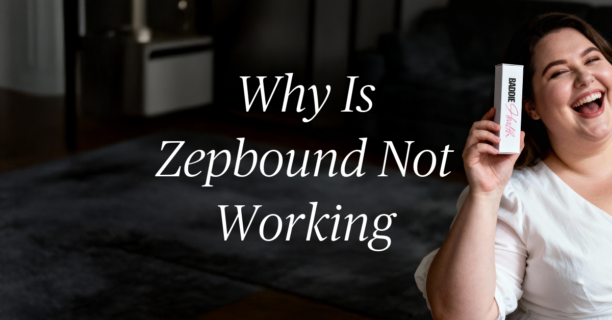 why is zepbound not working