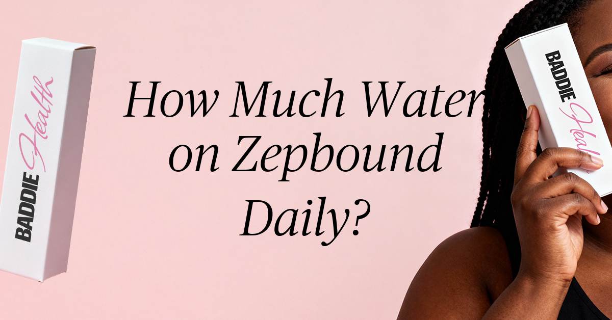how much water a day on zepbound