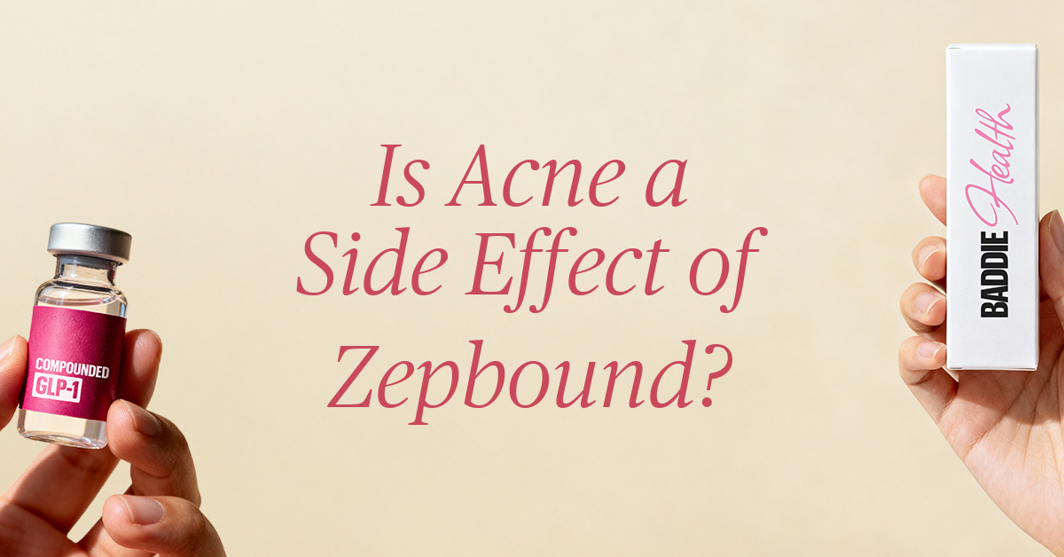 is acne a side effect of zepbound