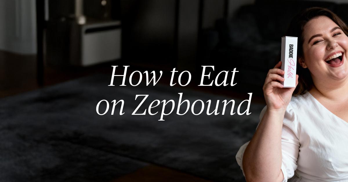how to eat on zepbound