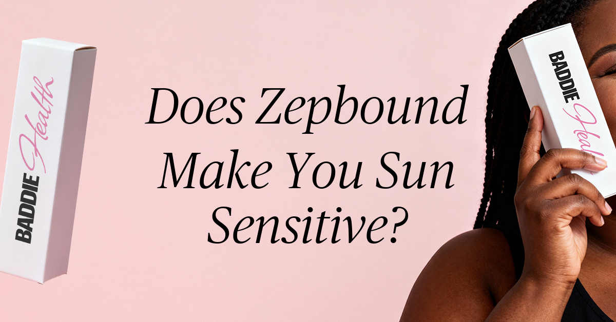 does zepbound make you sensitive to sun