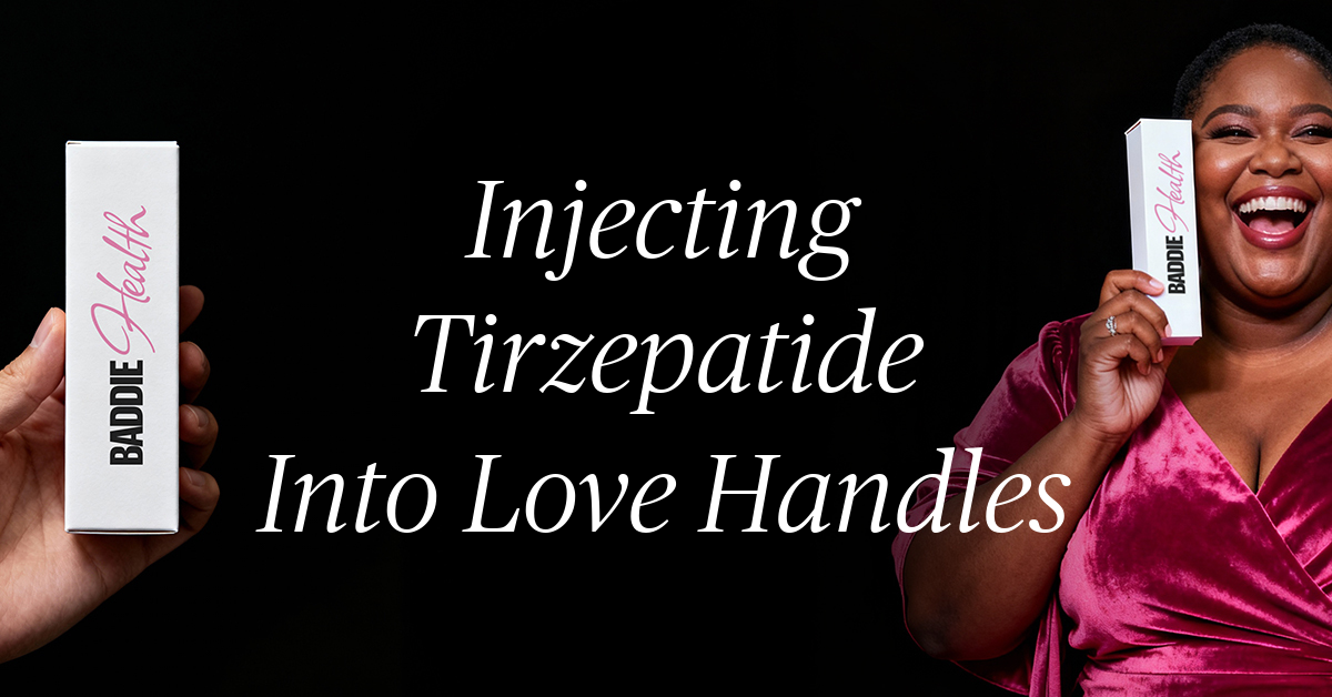 injecting tirzepatide into love handles
