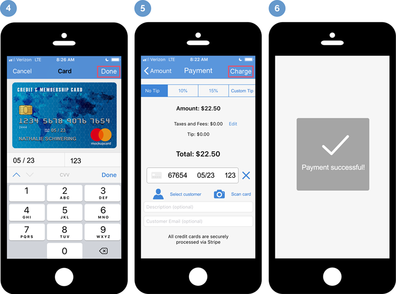 Credit card scanner app - iPhone