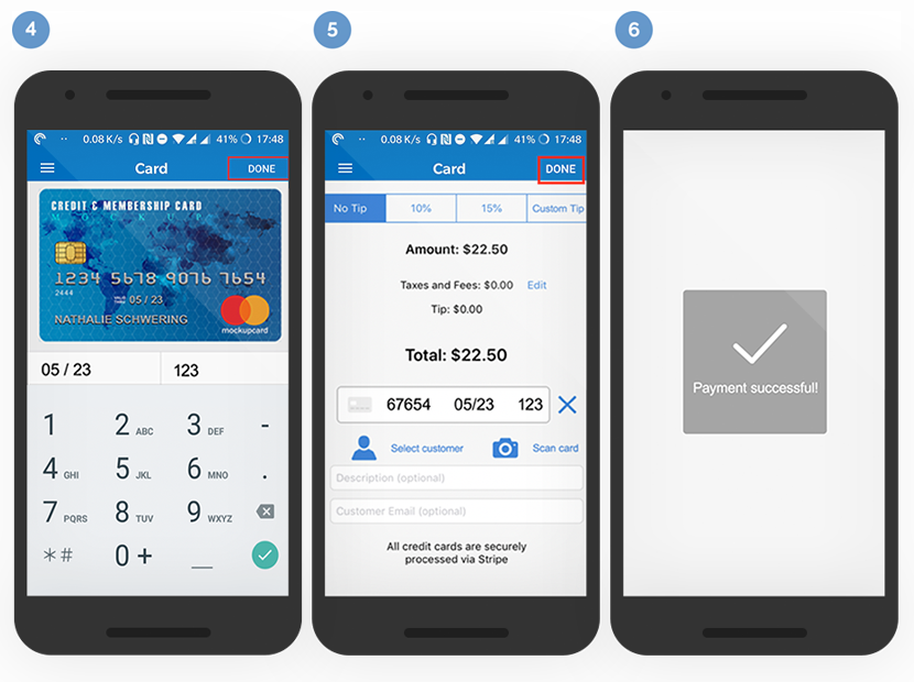 Android Credit Card Scanner - Chargestripe